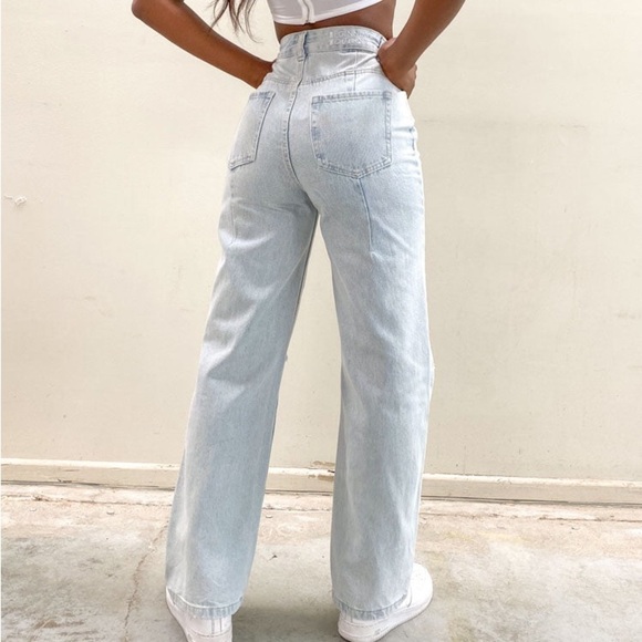 Beginning boutique Robin Wide Leg Jeans Blue - Picture 4 of 16